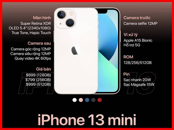 Giá iPhone 13 Mini bao nhiêu? Smarphone này có gì nổi bật