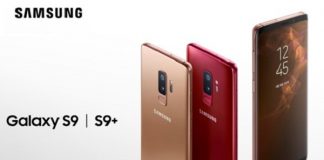 Galaxy S9/S9 Plus màu đỏ tía Burgundy mới và màu vàng Sunrise Gold