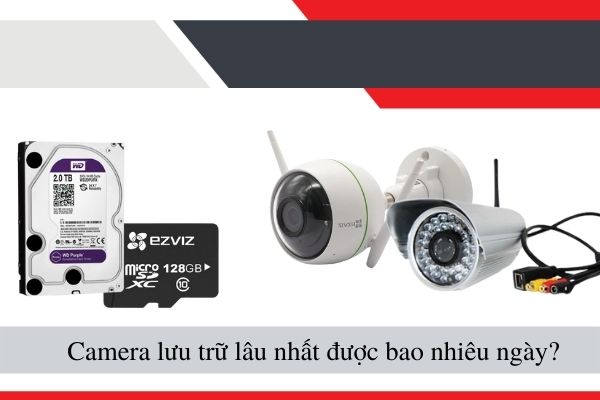 Thời gian lưu trữ phụ thuộc vào chuẩn nén hình ảnh Thời gian lưu trữ phụ thuộc vào chuẩn nén hình ảnh