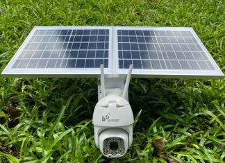 camera dùng năng lượng mặt trời