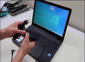sạc pin laptop không vào