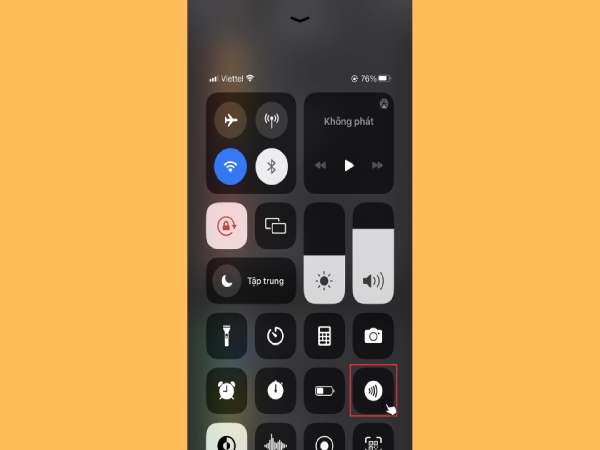 không tìm thấy nfc trên iphone