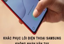 Lỗi cảm biến vân tay Samsung: Nguyên nhân và cách xử lý