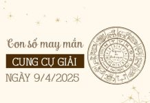Hé lộ con số phú quý gõ cửa cung Cự Giải ngày 9/4/2025