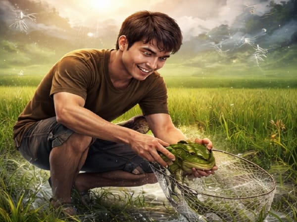 Nằm mơ thấy bắt ếch báo hiệu điều gì, gợi ý con số đẹp?